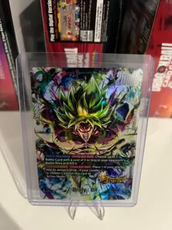 Broly BR FS10-14 Dragon Ball Super Fusion Card Game Arternate Art Foil SR NM - Image 3
