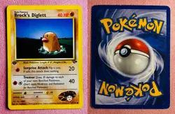 Brock's Diglett 67/132 1st Edition | Gym Challenge | 2000 Pokemon TCG Card | DMG - Image 3