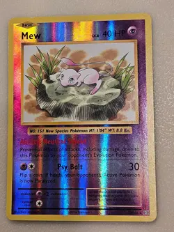 Pokemon Mew 53/108 Reverse Holo Rare Card XY Evolutions - Image 1