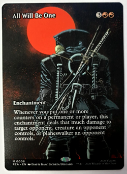 All Will Be One - Borderless Mythic - MTG TMNT PZA - 0008 NM - Image 1
