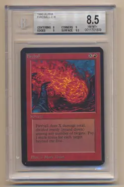 BGS 8.5 MTG Magic the Gathering Alpha Fireball NM/MINT Condition!! - Image 1