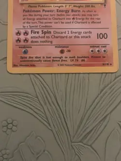 2002 Charizard 3/110 POKEMON Legendary Collection Holo MP - Image 4