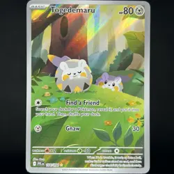 Pokemon TCG Phantasmal Flames Togedemaru Illustration Rare 104/094 NM - Image 1