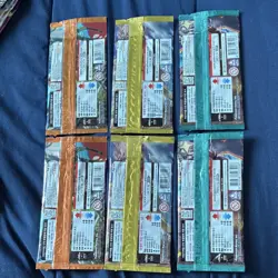 Pokemon TCG Korean Booster Packs Set of 6 고대의 포흔 초전브레이커 흑염의 지배자 - Image 2
