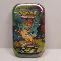 ⭐ Pokemon TCG: Scarlet & Violet-Prismatic Evolutions Mini Tin | Leafeon⭐ - Image 1