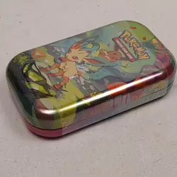 ⭐ Pokemon TCG: Scarlet & Violet-Prismatic Evolutions Mini Tin | Leafeon⭐ - Image 4