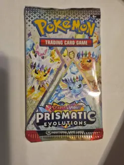 1x Pokemon TCG Prismatic Evolutions Booster Pack Unopened / Sealed - Image 1