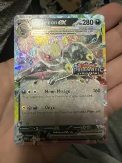 Umbreon ex - 060/131 Prismatic Evolutions Stamped Promo Pokemon - NM/MINT - Image 1