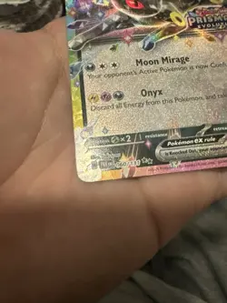 Umbreon ex - 060/131 Prismatic Evolutions Stamped Promo Pokemon - NM/MINT - Image 2