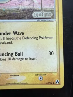 Pokemon Voltorb 68/92 Legend Maker Reverse Holo Stamped (LP) - Image 5