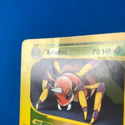 Ariados 3/147 Reverse Holo Rare Aquapolis Pokemon TCG WOTC HP Crease - Image 4