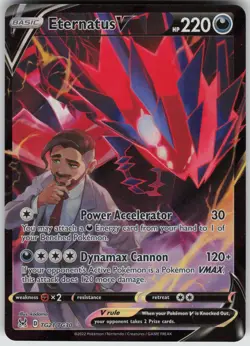 Eternatus V TG21/TG30 Holo V Rare Lost Origin Trainer Gallery Pokemon Near Mint - Image 3