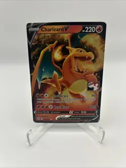 017/172 Charizard V Prize Pack Series Stamped Play Pokemon TCG Brilliant Stars - Image 1