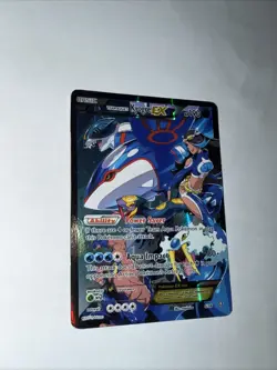 Pokemon Team Aqua's Kyogre EX Full Art Rare Holo 6/34 Double Crisis HP190 Card - Image 1