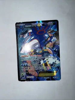 Pokemon Team Aqua's Kyogre EX Full Art Rare Holo 6/34 Double Crisis HP190 Card - Image 2