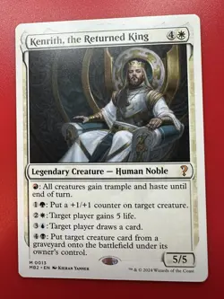 Kenrith, the Returned King (White Border) - Near Mint English MTG - Image 1