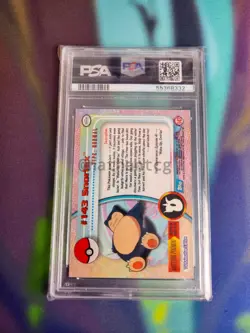 Pokemon Card - 2000 Topps Chrome Pokemon TV Snorlax #143 Holo PSA 9 - Image 2