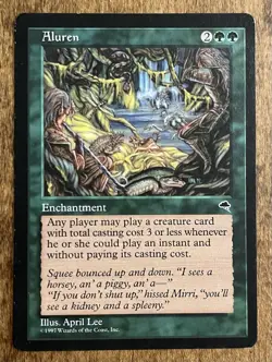 Magic: The Gathering – Aluren (Tempest Set) – Enchantment – Very Good Condition - Image 1