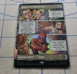 Origin of Spider-Man (Borderless) R 0218 [Marvel's Spider-Man] Magic MTG Foil - Image 2