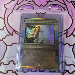 Force of Will Foil Masterpiece Series: Amonkhet Invocations NM MTG - Image 1