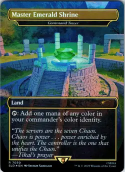 Master Emerald Shrine - Command Tower (Rainbow Foil) R Secret Lair Drop 7030 NM - Image 1