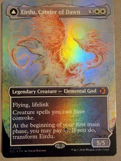 BRAND NEW MTG: Eirdu, Carrier of Dawn (Borderless) Lorwyn Eclipsed Foil - Image 1