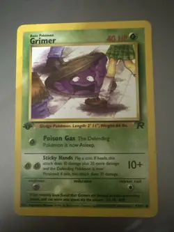 1st Edition Grimer - Team Rocket - #57/82 - Vintage Pokemon 2000 WOTC - Image 1