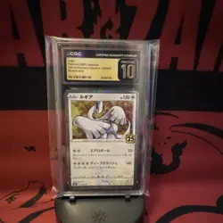 Pokemon Lugia 005/028 S8a 25th Anniversary Reverse Holo Japanese CGC 10 2021 - Image 1