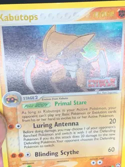 Kabutops 10/108 Reverse Holo - ex Power Keepers Pokemon Card - MP - Image 3