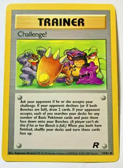 CHALLENGE! - Team Rocket Set - 74/82 - Uncommon - Pokemon Card - Unlimited - NM - Image 1