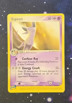 Pokemon TCG - Espeon 16/100 Non Holo Rare - EX Sandstorm 2003 LP - Image 1