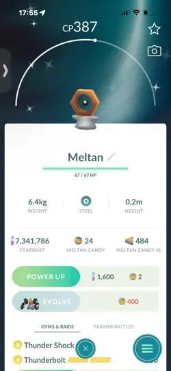 Pokemon Go Shiny Meltan - Image 1