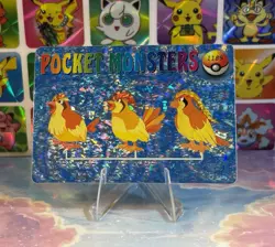 Pokemon Holo Pidgey Evolution Vintage Pocket Monsters Prism Sticker 1998 - Image 1