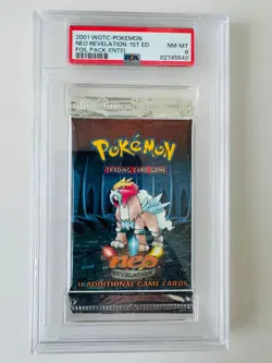 Pokemon NEO REVELATION / 2001 /- 1ST ED FOLI PACK-ENTEI PSA 8 - Image 1