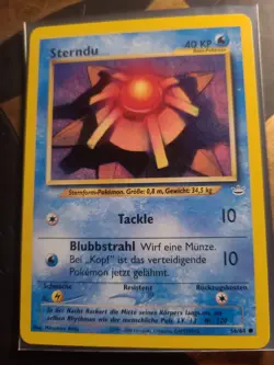 Pokemon TCG Sterndu Neo Revelation 56/64 Regular Unlimited Common (GERMAN) LP - Image 1