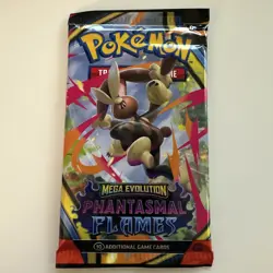 Pokemon Mega Evolution Phantasmal Flames Booster Pack - Image 1