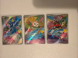 First Partner Illustration Collection Series 1 Gen 7 Alola Starters Pokemon TCG - Image 1