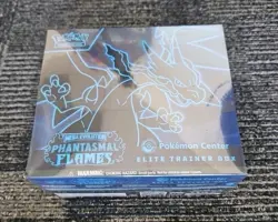 Pokemon ETB Phantasm Flames Pokemon Center Factory Sealed Brand New W/Case - Image 1
