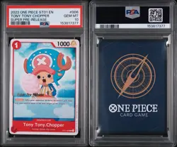 2022 ONE PIECE STARTER DECK ST01 #006 TONY TONY CHOPPER SUPER PRE-RELEASE PSA 10 - Image 3