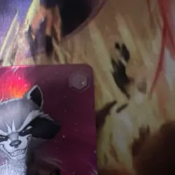 Marvel Weiss Schwarz Rocket Raccoon Stamped - Image 4
