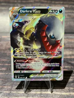 Darkrai VSTAR 099/189 Ultra Rare SWSH10: Astral Radiance Pokemon Card - Image 1