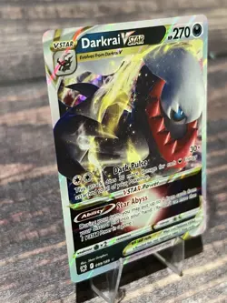 Darkrai VSTAR 099/189 Ultra Rare SWSH10: Astral Radiance Pokemon Card - Image 2