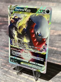 Darkrai VSTAR 099/189 Ultra Rare SWSH10: Astral Radiance Pokemon Card - Image 3