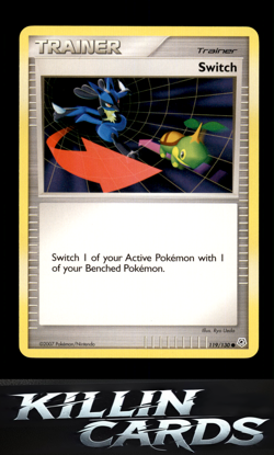 Switch 119/130 Pokemon Common Diamond and Pearl Card LP - Image 1