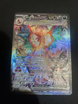 Pokemon TCG Charizard EX Obsidian Flames Holo Card 223/197 Special Illustration - Image 2