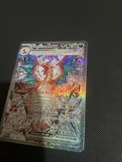 Pokemon TCG Charizard EX Obsidian Flames Holo Card 223/197 Special Illustration - Image 4