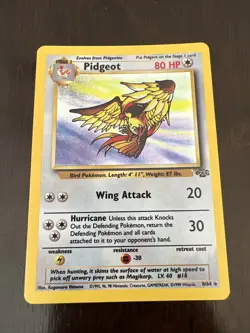 Pidgeot 8/64 1995 Pokemon Card Vintage Rare Holo - Image 1