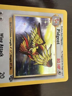 Pidgeot 8/64 1995 Pokemon Card Vintage Rare Holo - Image 3
