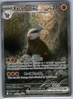 Excadrill ex - 168/086 SIR SV: Black Bolt - Pokemon Card - NM - Image 1