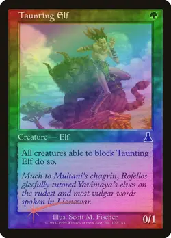Taunting Elf FOIL Urza's Destiny PLD Green Common MAGIC MTG CARD ABUGames - Image 1